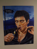 Scarface — Original hand-painted Scarface Tony Montana pop art print by Antonio Adamo