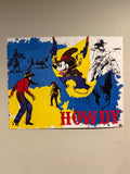 Howdy — Original hand-painted Howdy Western pop art painting by Antonio Adamo
